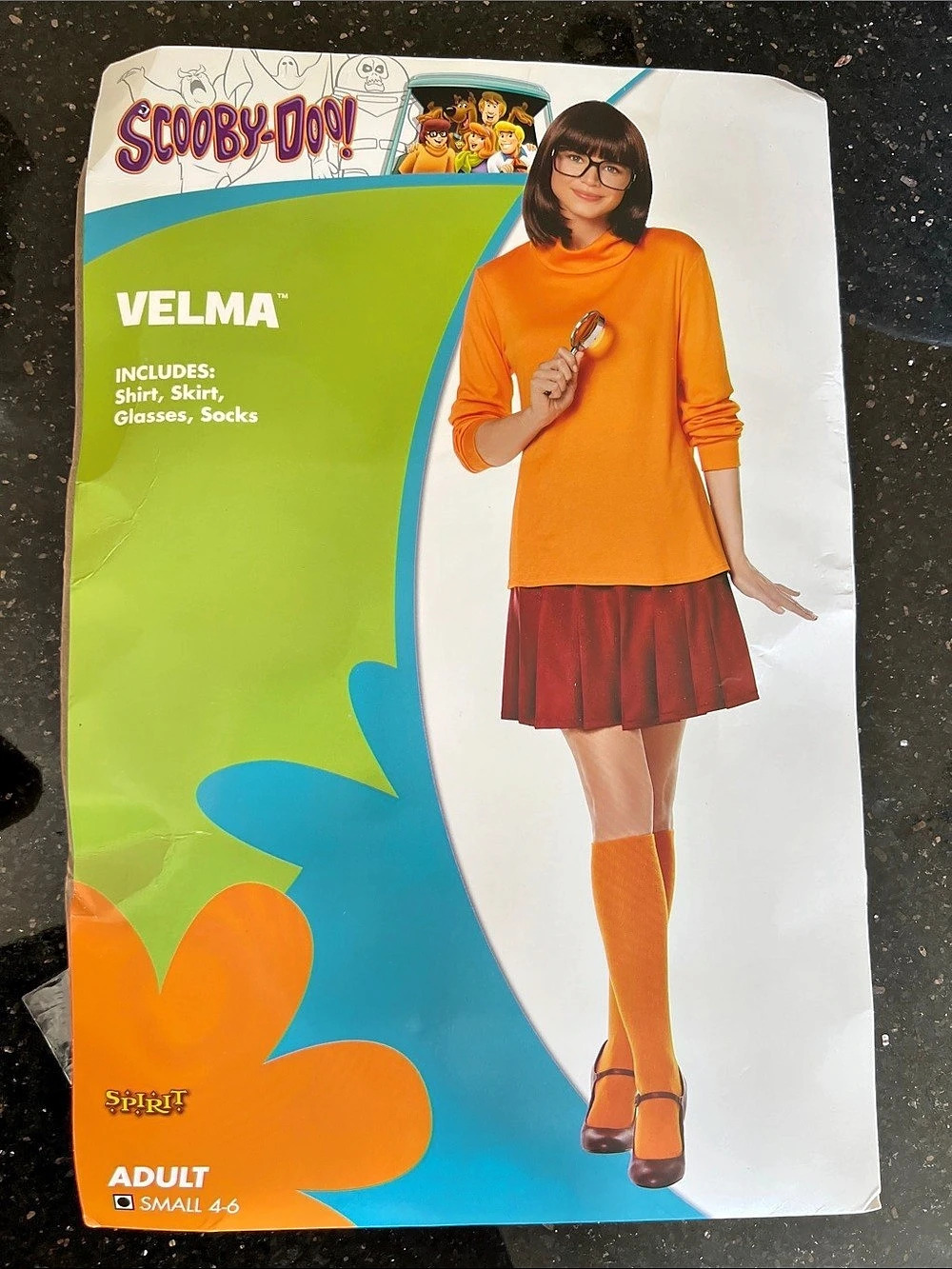 Spirit Halloween Scooby Doo Adult Velma Halloween Costume Small